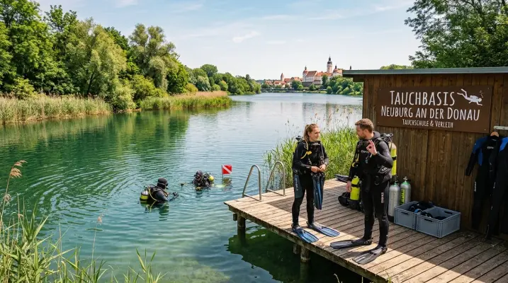 Tauchbasis Neuburg an der Donau: Tauchen lernen, Luft füllen, Ausrüstung testen - Tauchbasis Neuburg an der Donau: Kurse, Luft &amp; Ausrüstung