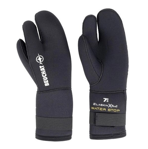 3-Finger-Handschuhe mit Klettverschluss