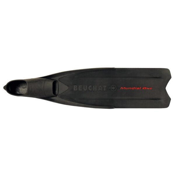 Mundial One Apnoeflossen Standard Flex - Schwarz