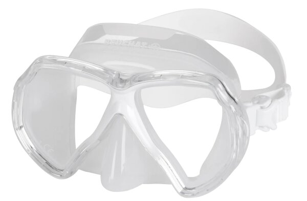 X-Contact 2 Evo Tauchmaske - Silikon transparent - White