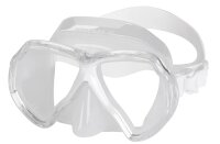 X-Contact 2 Evo Tauchmaske - Silikon transparent - White