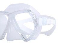X-Contact 2 Evo Tauchmaske - Silikon transparent - White
