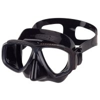 Mundial Tauchmaske - Silikon schwarz - Black
