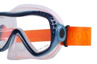 Oceo Schnorchelset Junior - Maske und Schnorchel mit Ausblasventil - Spring Blue