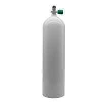 MES 11,1 L Aluflasche weiß 207 bar mit Nitrox...