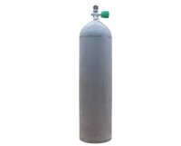 MES 11,1 L Aluflasche natur 207 bar mit Nitrox Ventil...