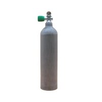 MES 3 L /200 bar Aluflasche natur mit Nitrox Ventil 12400-LI