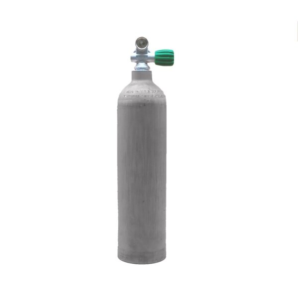 MES 3 L /200 bar Aluflasche natur mit Nitrox Ventil 12400-RE