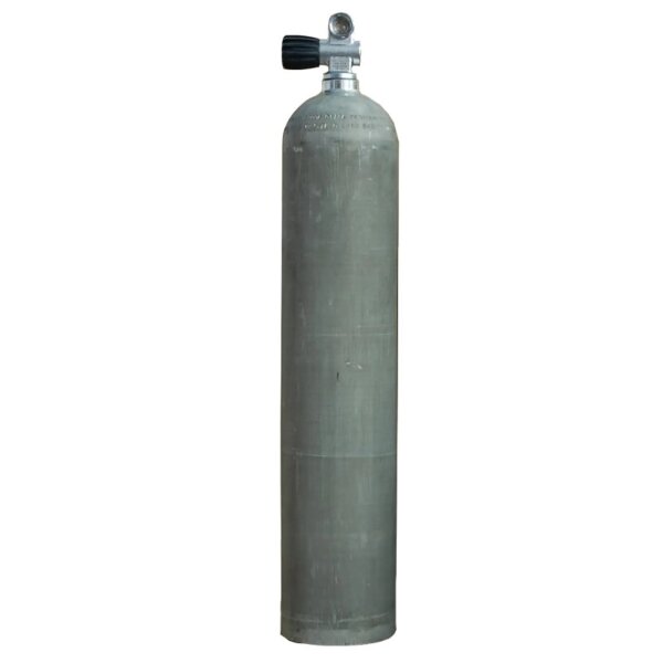 MES 5,7 L Aluflasche natur 207 bar mit Ventil 12144M
