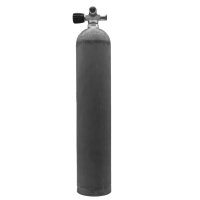MES 5,7 L Aluflasche natur 207 bar mit Ventil 12544-LI