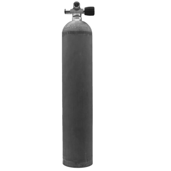 MES 5,7 L Aluflasche natur 207 bar mit Ventil 12544-RE
