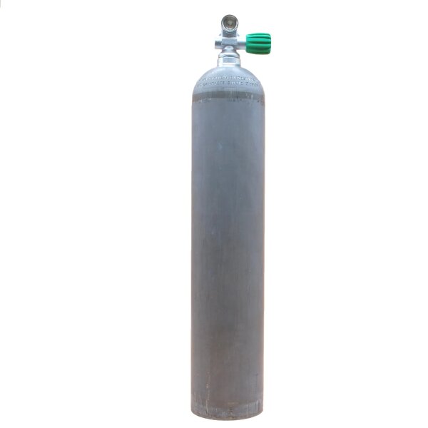 MES 5,7 L Aluflasche natur 207 bar mit Nitrox Ventil 12400-RE