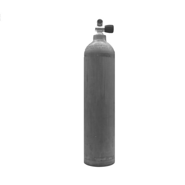 MES 7 L Aluflasche natur 200 bar mit Ventil 12144RE