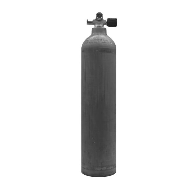 MES 7 L Aluflasche natur 200 bar mit Ventil 12544-RE
