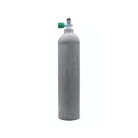 MES 7 L Aluflasche natur 200 bar mit Nitrox Ventil 12400-LI