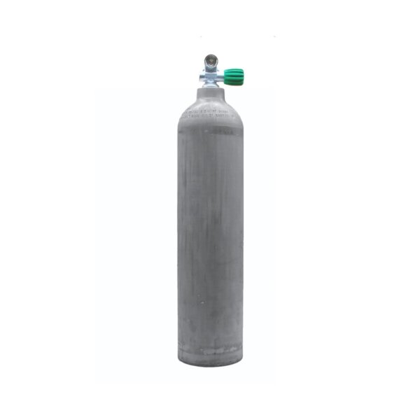 MES 7 L Aluflasche natur 200 bar mit Nitrox Ventil 12400-RE