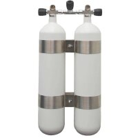 ECS Doppel 7 L /300 bar Stahl TG mit V4TEC Schellen und...