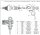 Ventil Air 232 bar M25x2 - Handrad links - nicht erweiterbar