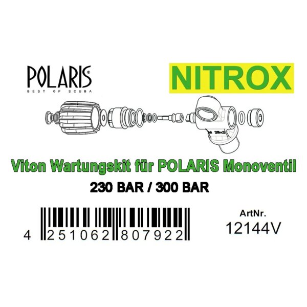 Polaris Viton Wartungssatz für Ventil 12144