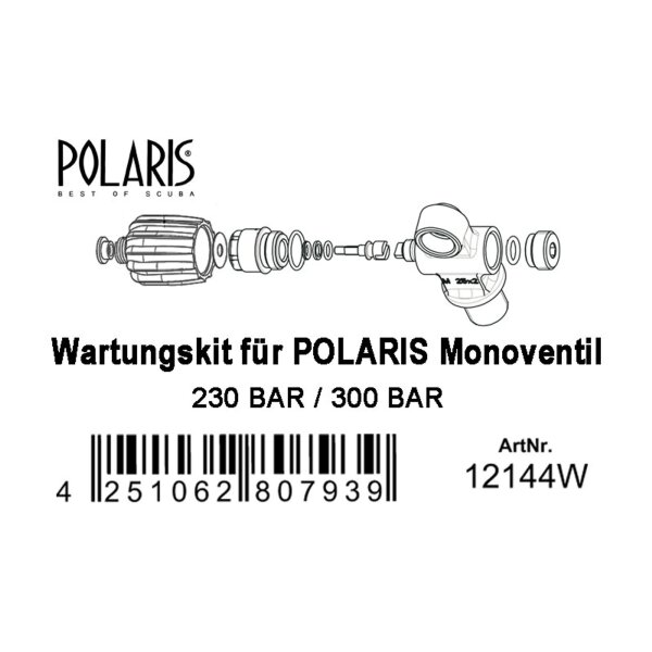 Polaris Wartungssatz für Ventil 12144