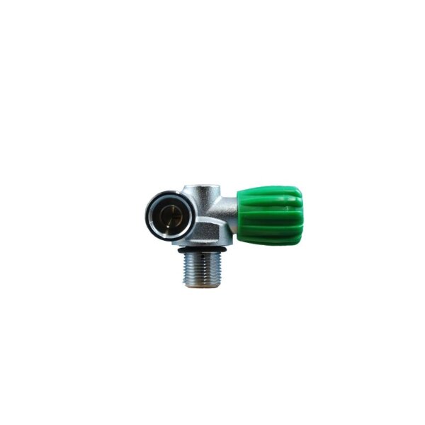Monoventil Nitrox Abgang M26x2 Handrad rechts