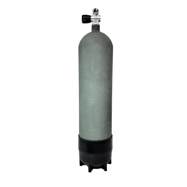 Faber (leicht) 12 L lang/200 bar "Steel Beast" TG mit Ventil 12144 und Fuß