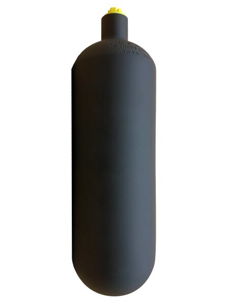 ECS 1 L / 200 bar Stahlflaschenkörper, schwarz
