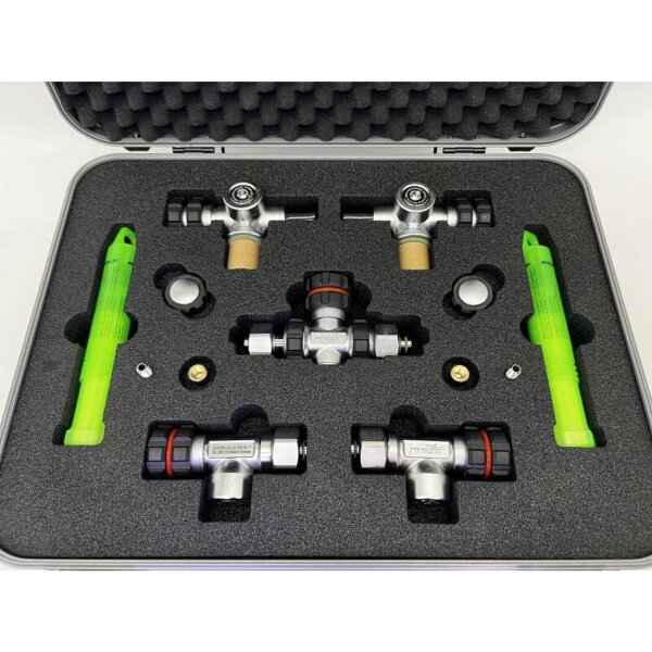 NAUTEC - APEX-Case Nitrox compatible Manifold - ProLine Air 230bar