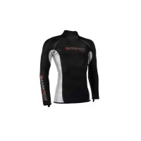 Sharkskin CHILLPROOF Long Sleeve Mens Black/Silver