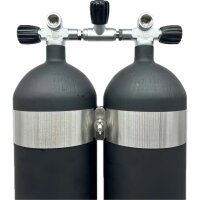 ECS Doppel 12L lang/232 bar Stahl TG konkav ( matt...