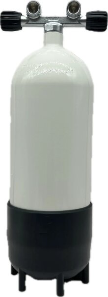 FABER 8 L weiß / 232 bar Stahl TG mit Twinventil 12944