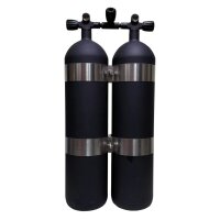 ECS Doppel 12L lang/232 bar Stahl TG konkav mit V4TEC...