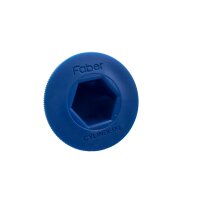 POLARIS Blindstopfen (blau)) mit Dichtung für Flaschenköper (M25)