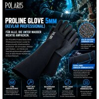 POLARIS Proline Glove 5mm (Professional Kevlar)