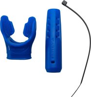 Mundstück und Schlauchverstärkung, Blau