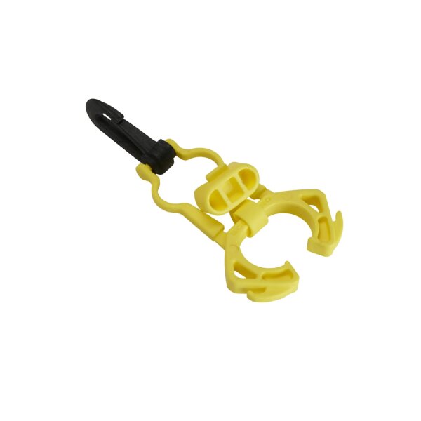 Octopushalter mit Haken, Gelb