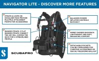 Navigator Lite mit BPI - Tarierjacket - Schwarz
