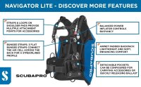 Navigator Lite mit BPI - Tarierjacket - Blau