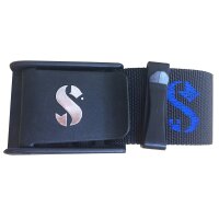 Bleigurt mit Nylonschnalle, Schwarz