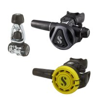 MK11 EVO/C370/R105 INT Octo Atemregler-Set, Schwarz/Graphit
