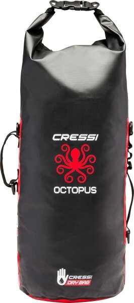 Octopus Rucksack wasserdicht (schwarz/rot)