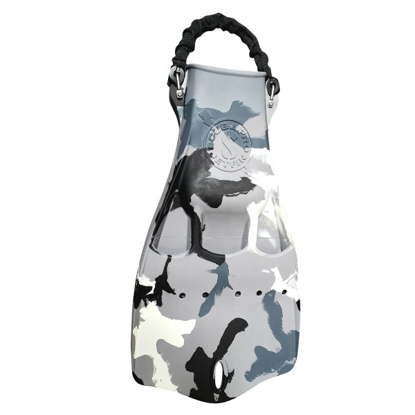 Jet Fin mit Springstraps, Grau Camo