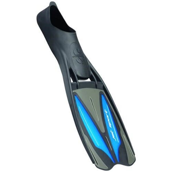Jet Sport Fußteilflosse Schwarz-Blau