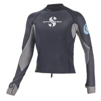 Everflex Long Sleeve Top 1.5mm Schwarz/Grau Herren