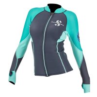Everflex Long Sleeve Top 1.5mm Caribbean Damen