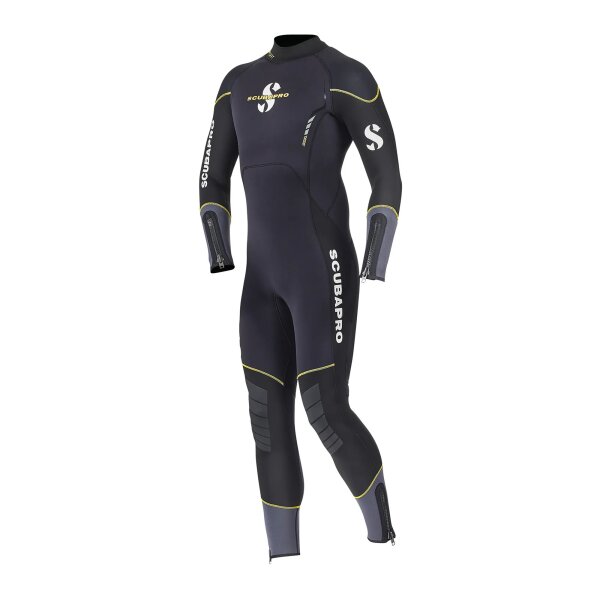 Sport Steamer Back-Zip G2 (Gelbe Akzente) 5mm Herren