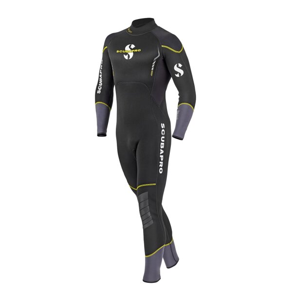 Sport Steamer Back-Zip G2 (Gelbe Akzente) 3mm Herren