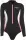 Termico 2mm Damen Langarm (schwarz/pink/weiß)