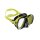 Force-X LS Maske Schwarz-Neongelb, Glas klar