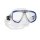Zoom Maske Transparent, Blau-Silber